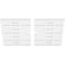 Ekena Millwork Beaux Architectural Grde PVC Ceiling Medallion, 38"W x 25 3/8"H x 3"ID x 13 1/4"C x 1"P, Two-Piece CMP38X25BX2-03000 - alternate 2